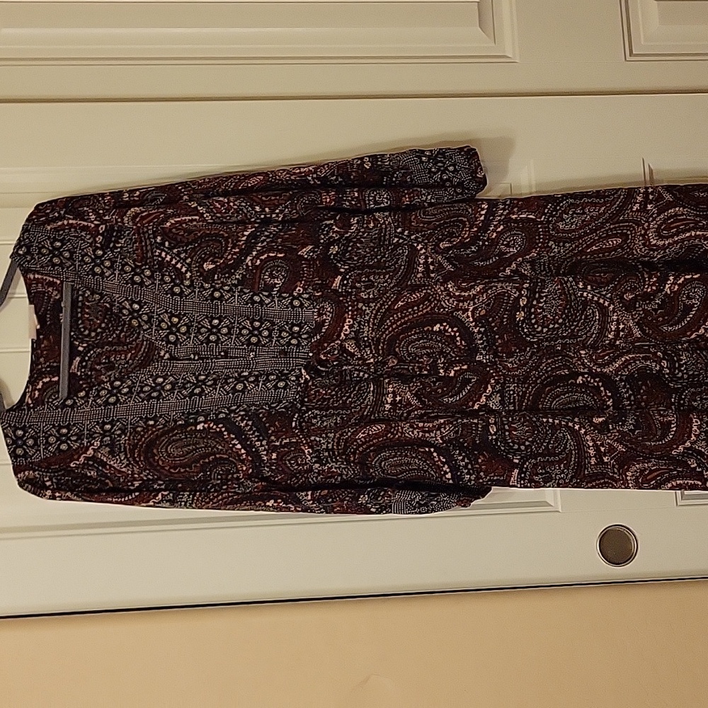 Knox Rose paisley Midi Dress with pockets